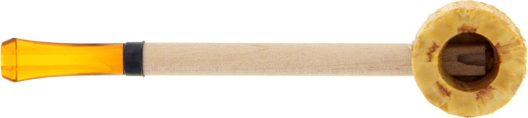 Missouri Meerschaum Corn Cob Short Stop yellow (ohne Filter) Bild 4