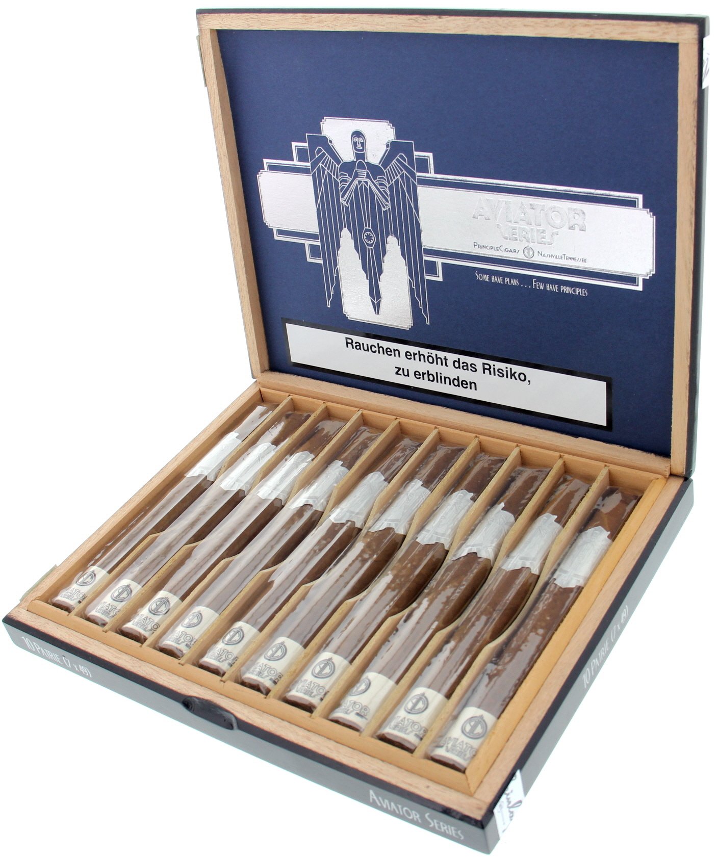 Principle Cigars Aviator Patrie Kiste offen