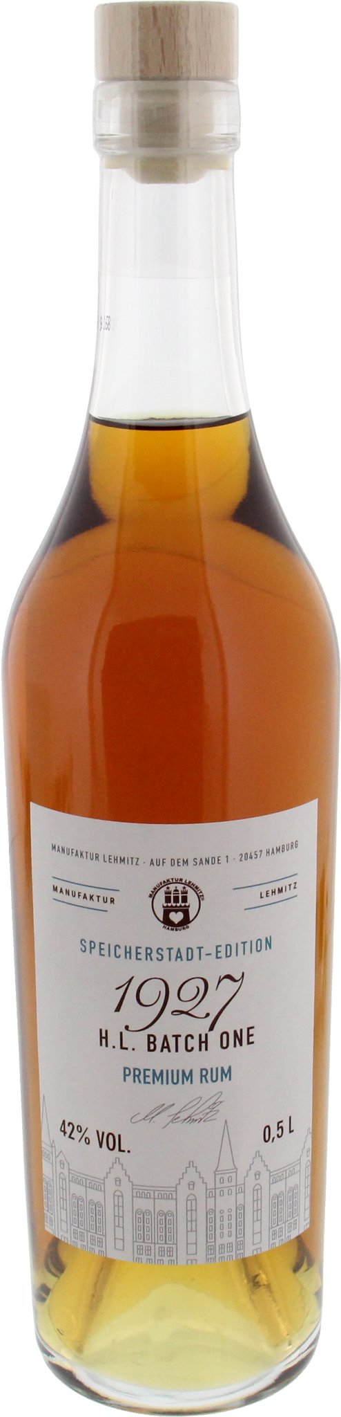 Lehmitz Rum 1927 Speicherstadt-Edition (0,5 l / 42 % Vol.)