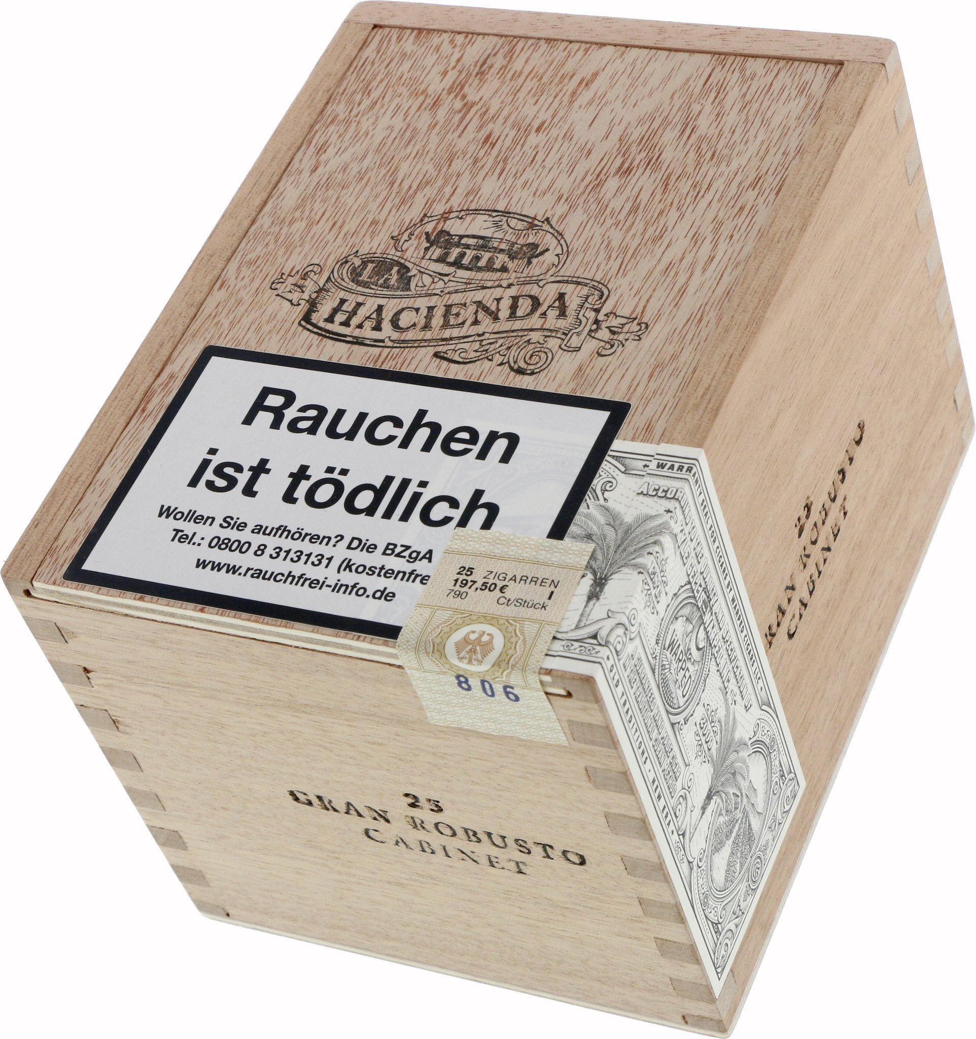 Warped Cigars La Hacienda Gran Robusto (5.5 x 52) Kiste