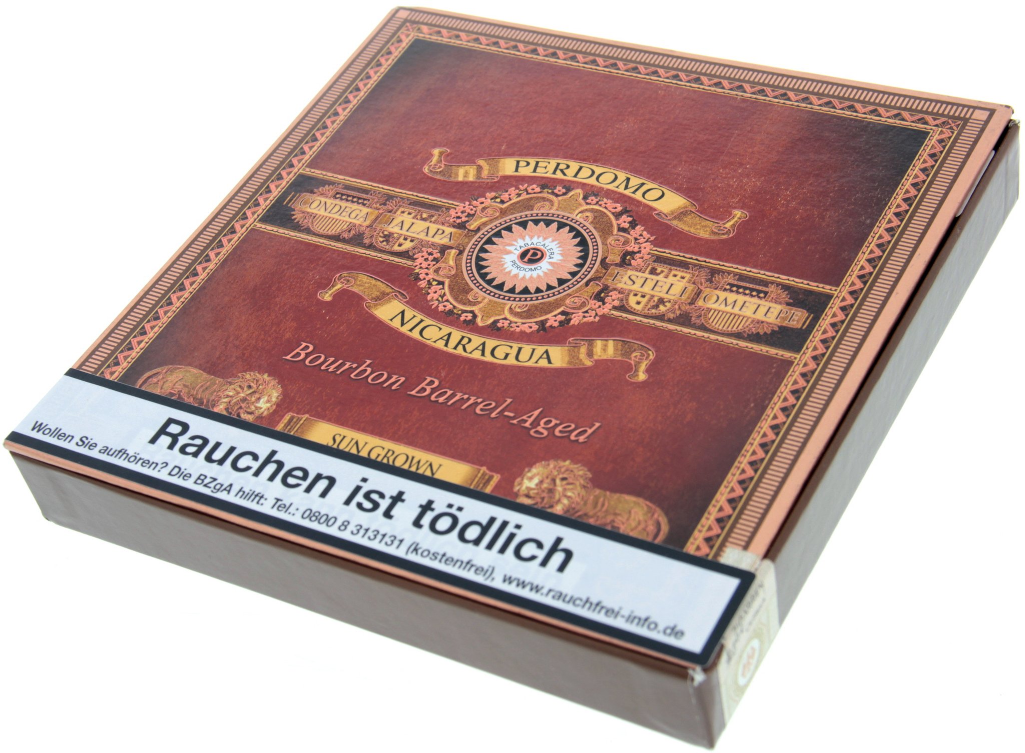 Perdomo Nicaragua Bourbon Barrel Aged (BBA) Sun Grown Epicure Geschenk Box