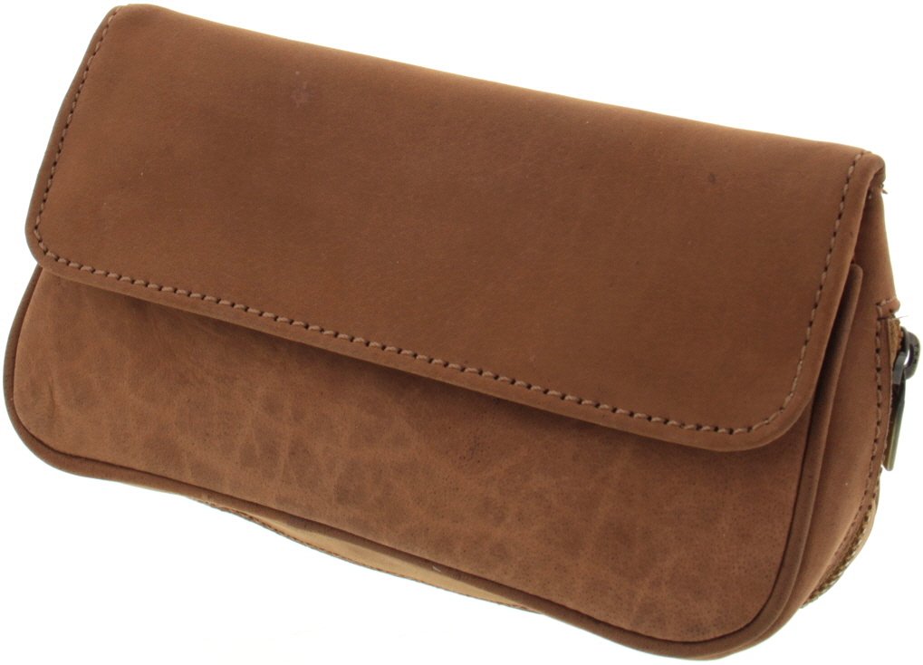 Big Ben Pfeifentasche Kombibeutel für 2 Pfeifen Leder braun Variante 1 (745002020)