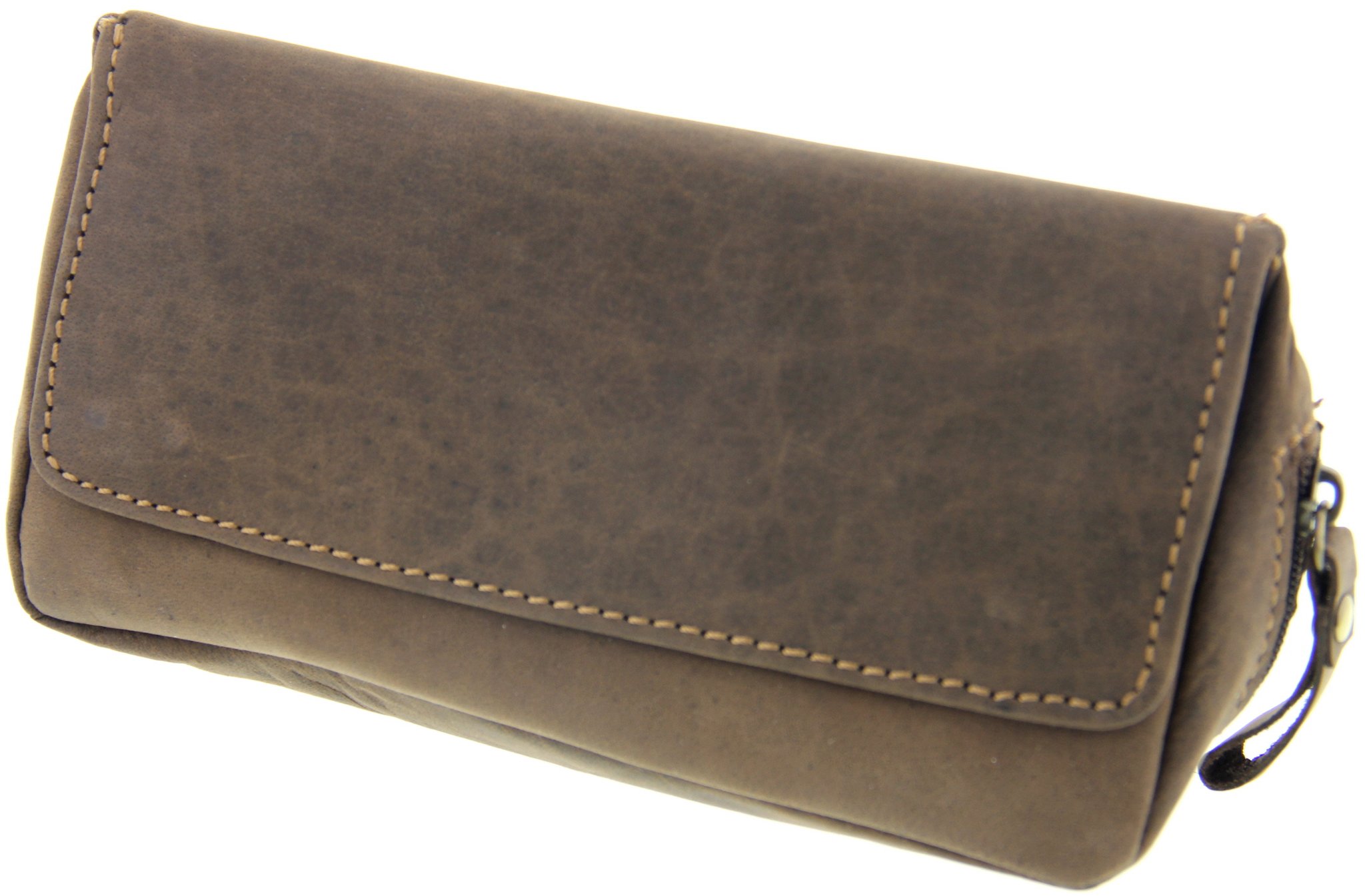 Big Ben Pfeifentasche Kombibeutel für 1 Pfeife Leder braun (74590020)