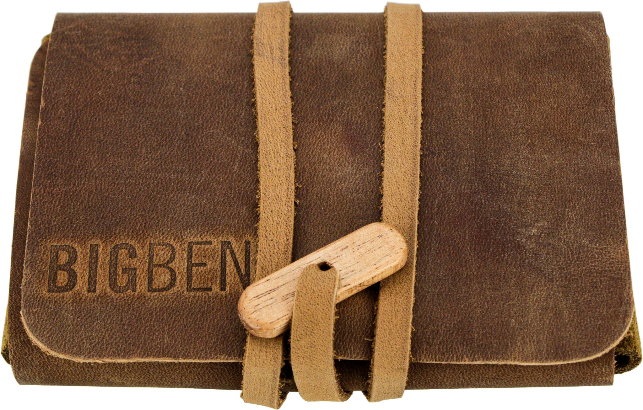 2 Pfeifen Leder braun klein (620100020)