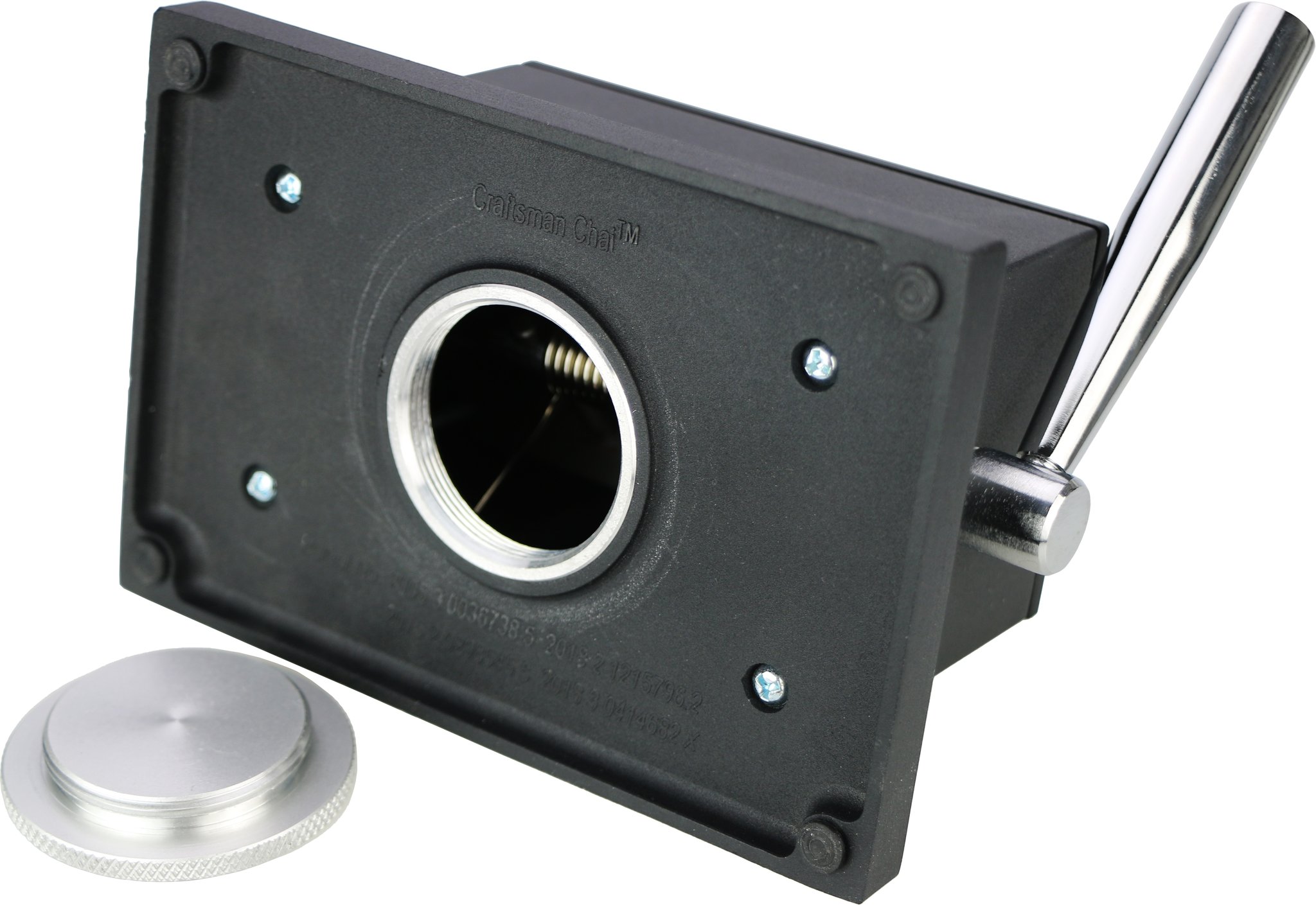 Schwarz mit 4 Klingen unten offen