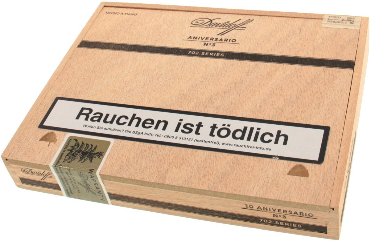 Davidoff 702 Series Aniversario No3 (Toro) Kiste