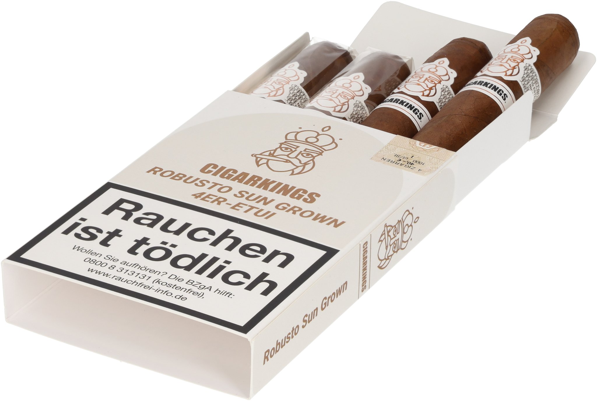 Robusto 4er Etui offen