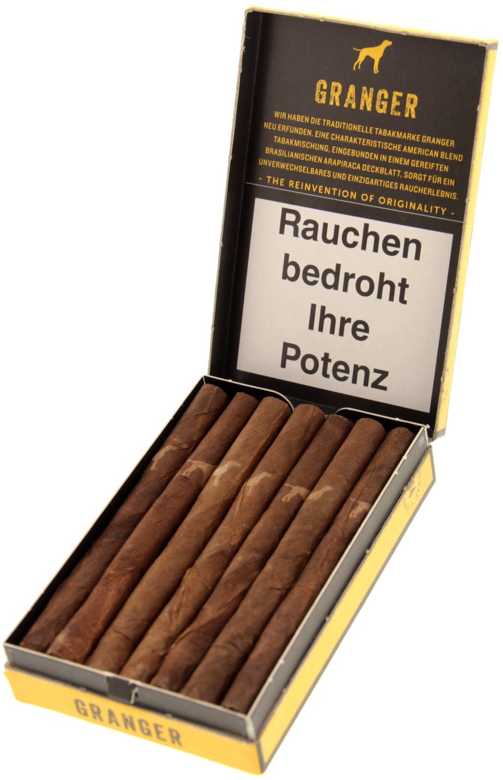 Granger Originals Cigarillos Yellow Filter offen