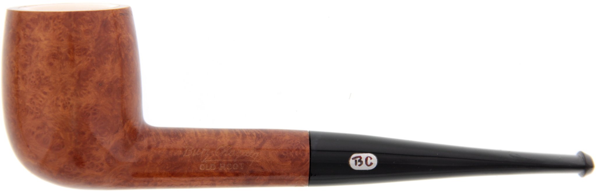 Butz Choquin Einzelstücke (NOS) Old Root mit Meerschaumeinsatz (MIT BC-Branding) OHNE Filter (inter