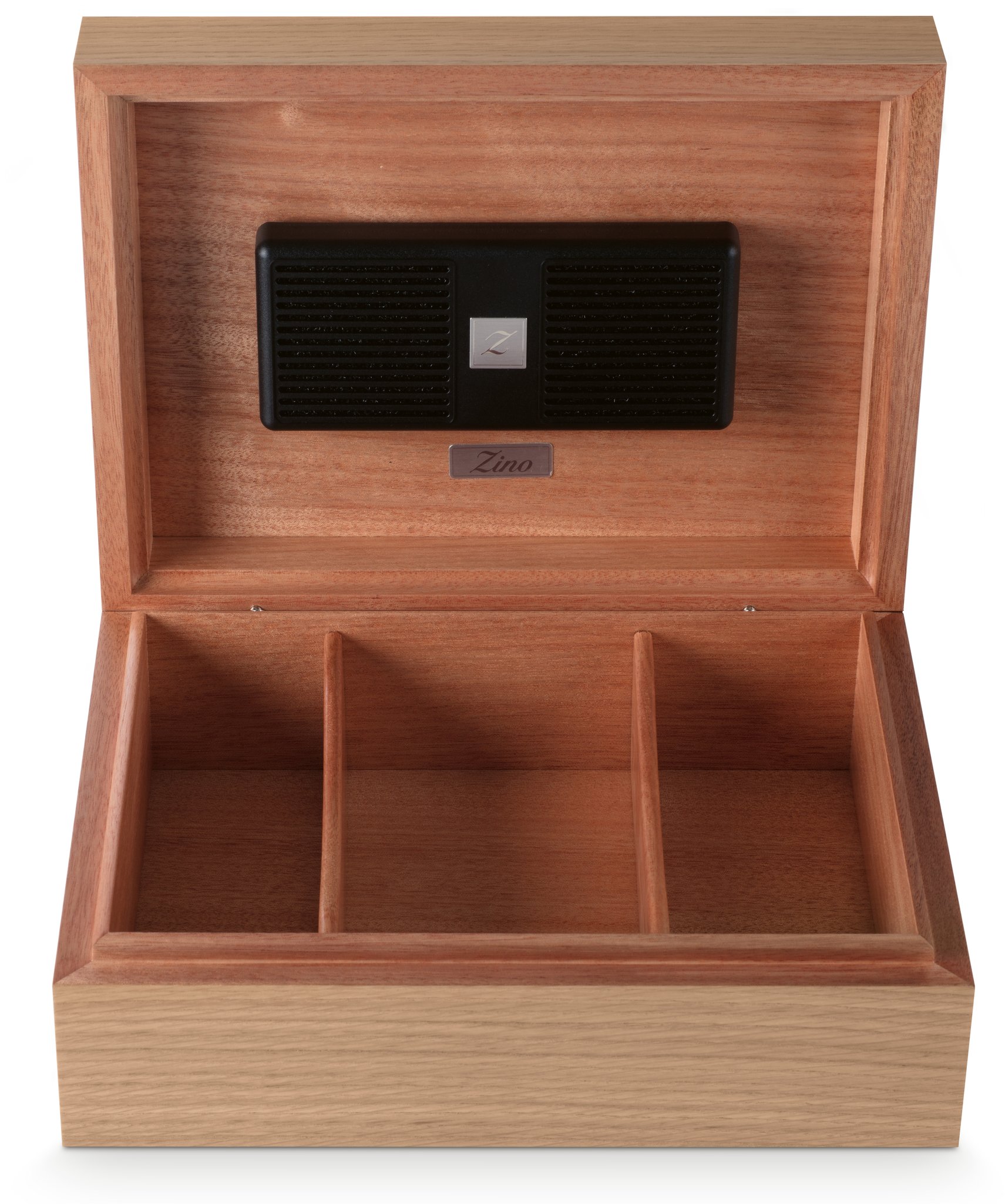Zino Humidor Leaf Z 60 Eiche natur (51000491) offen Detailbild
