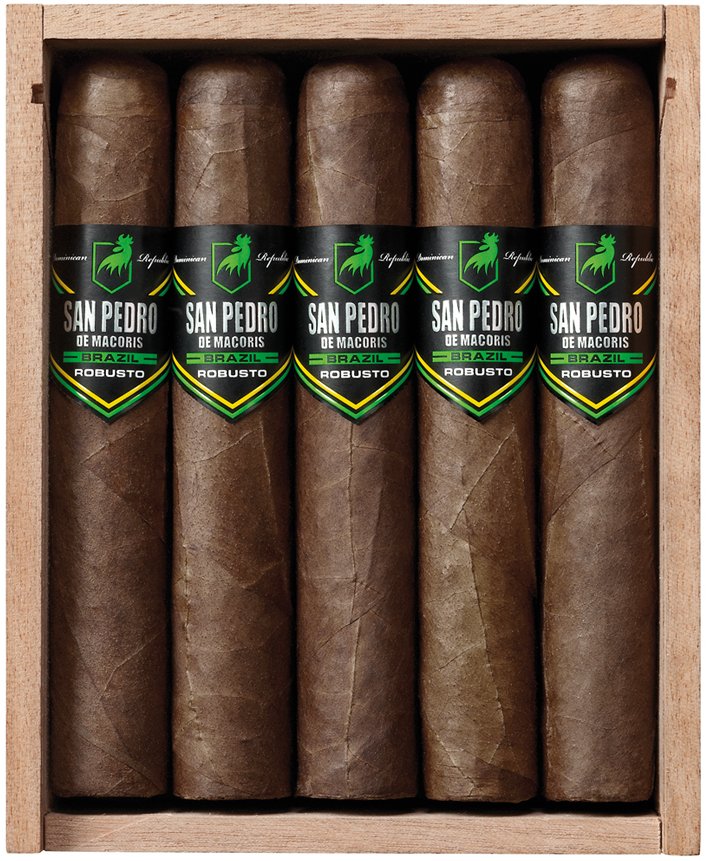 Agio San Pedro de Marcoris BRAZIL Robusto Kiste offen