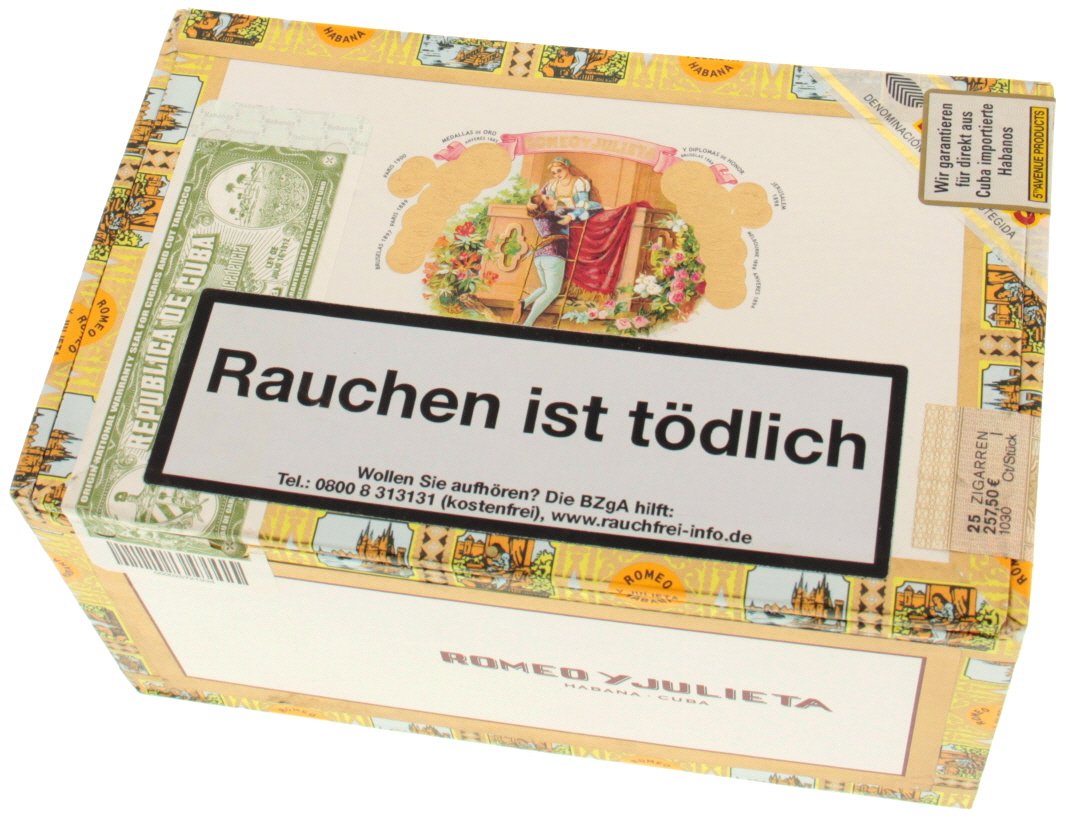 Romeo y Julieta Cazadores 25er Kiste