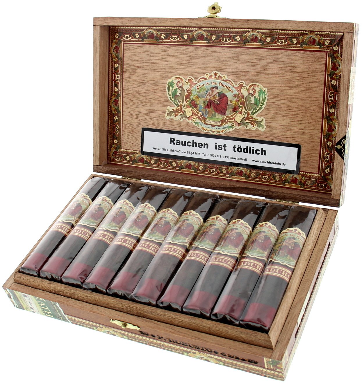Don Pepin Flor de las Antillas MADURO P. Robusto Kiste offen