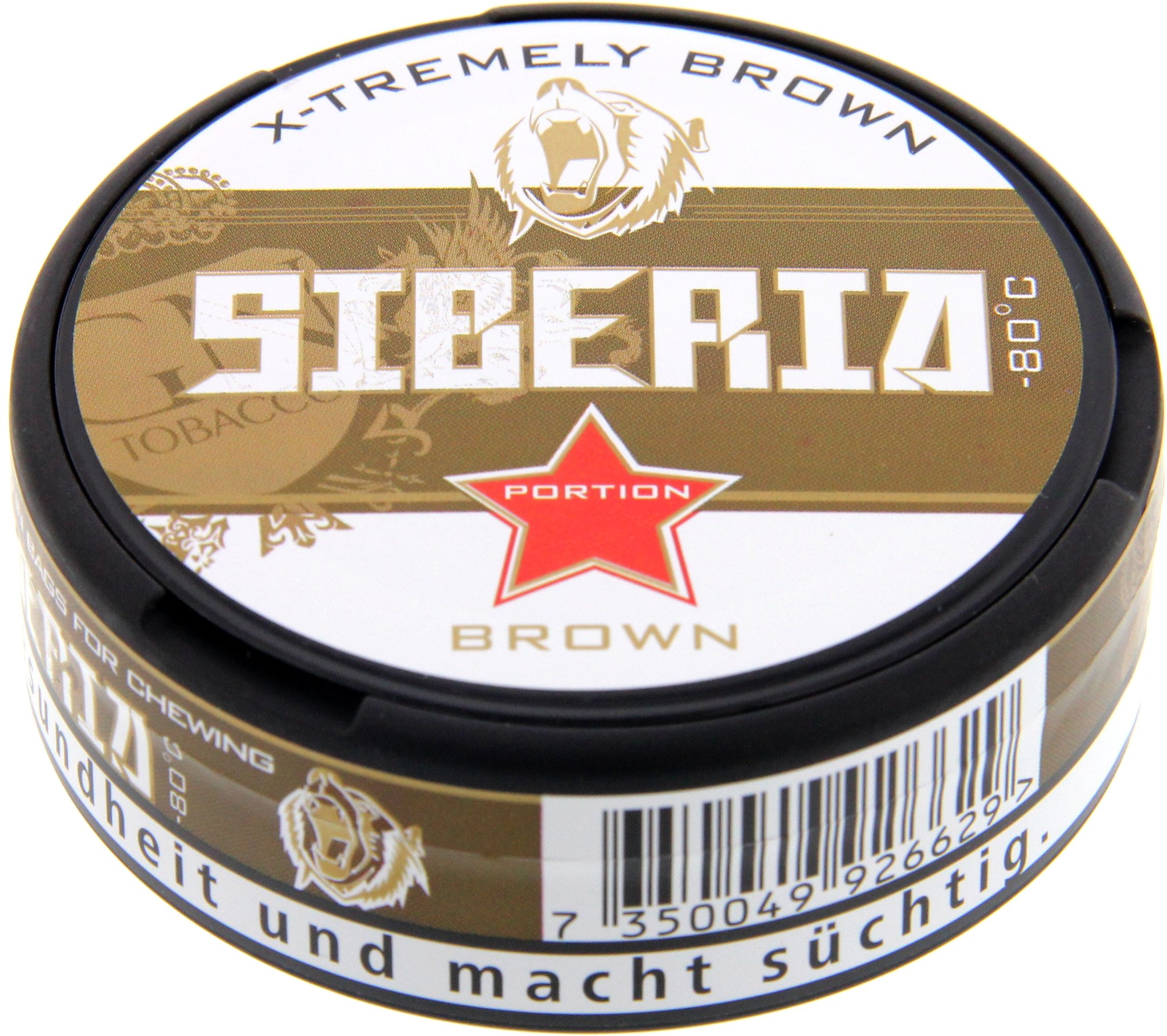GN Tobacco Kautabak Siberia Power Portion Brown