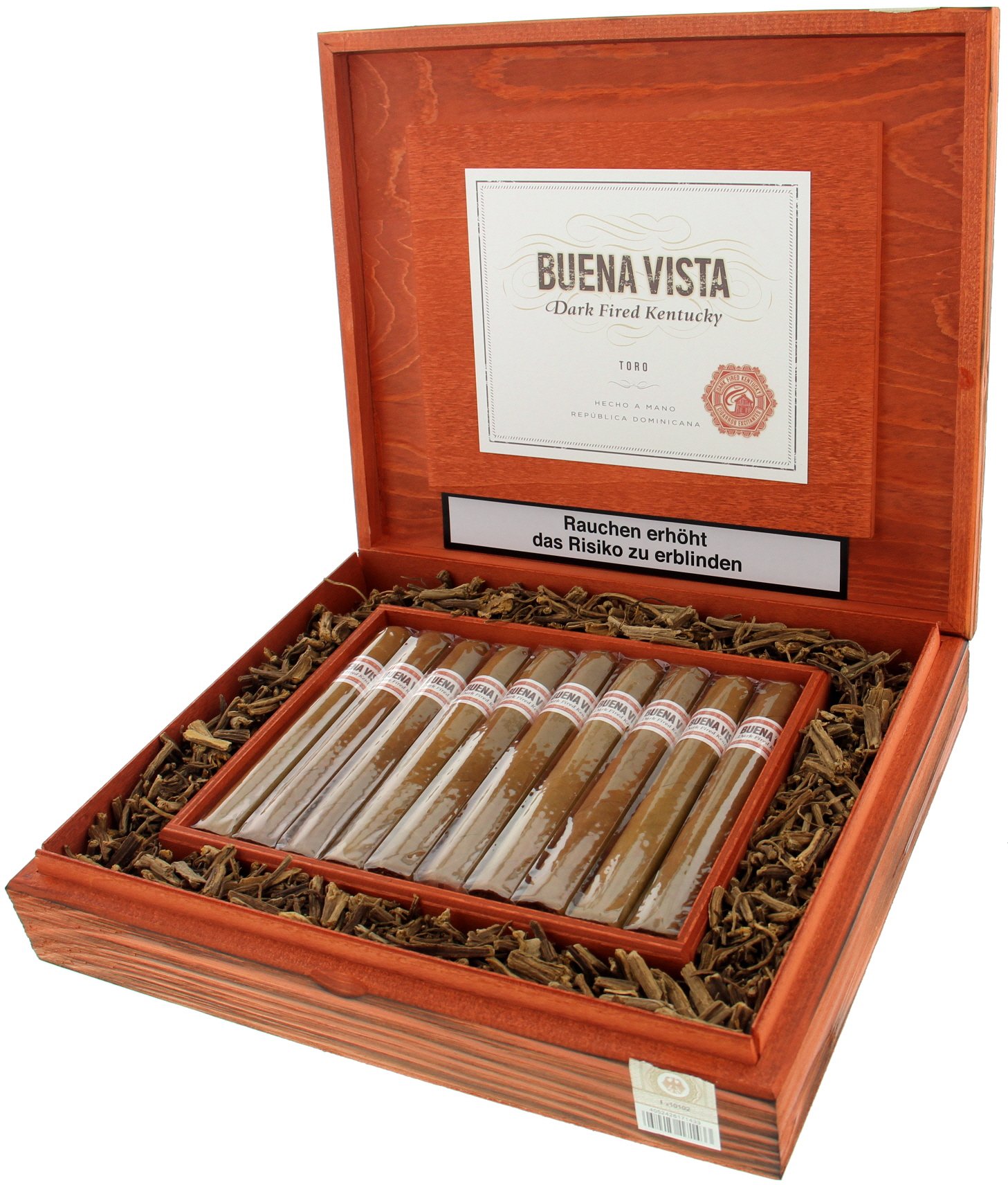 Buena Vista Dark Fired Kentucky Toro Kiste offen