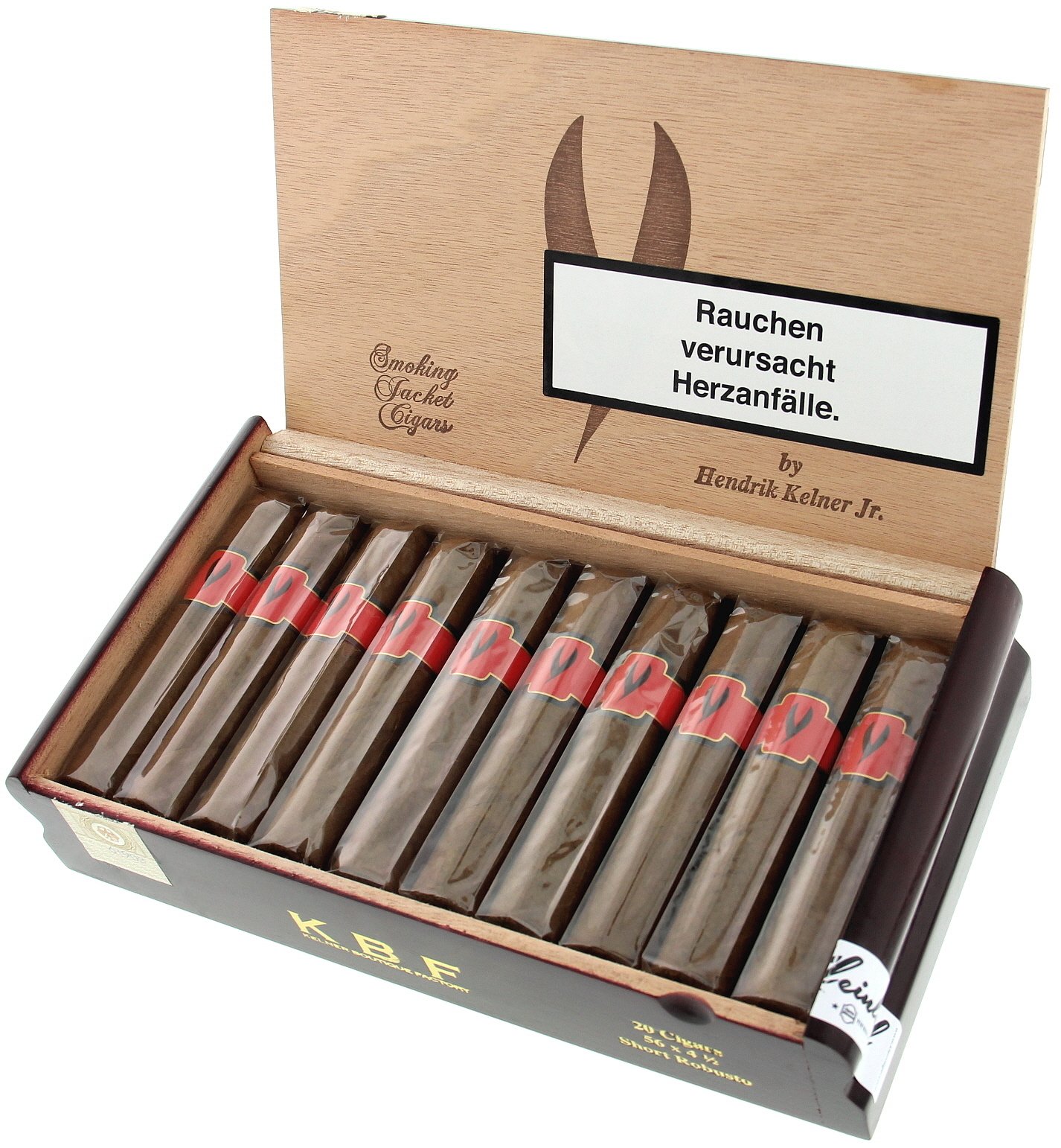 moking Jacket by Hendrik Kelner Jr. Red Label Short Robusto Kiste offen