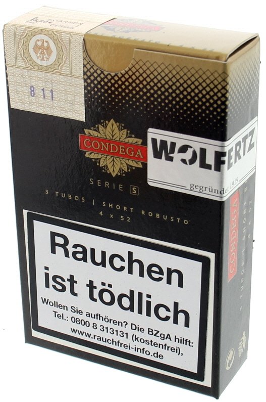 Condega Serie S Short Robusto Tubo 3er