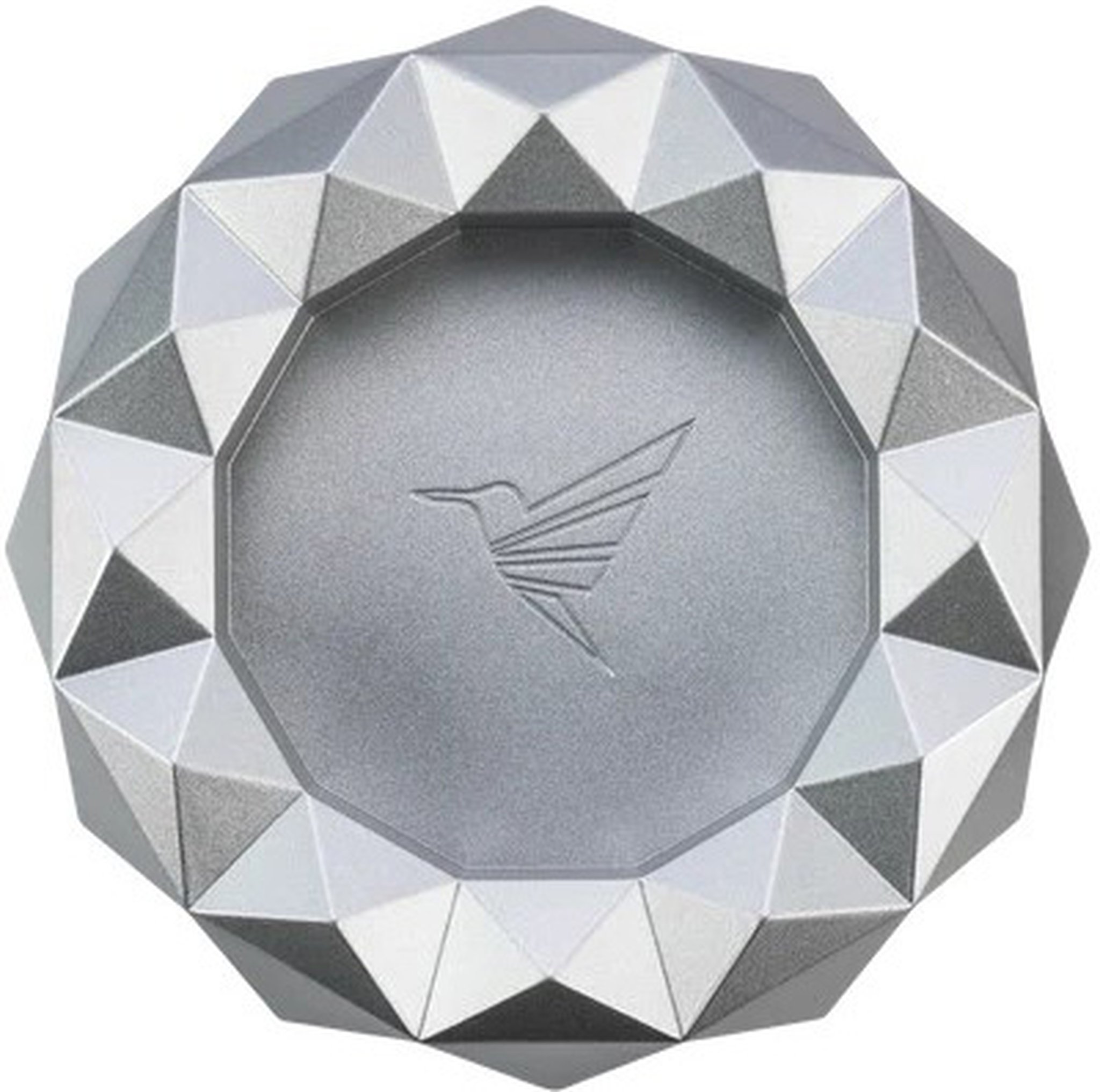 rund silber metallic frontal