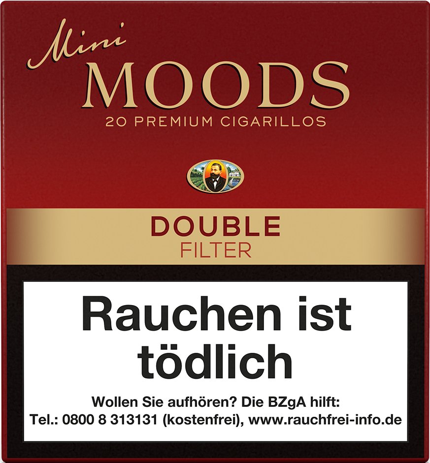 Dannemann Moods Mini DOUBLE FILTER (20er)