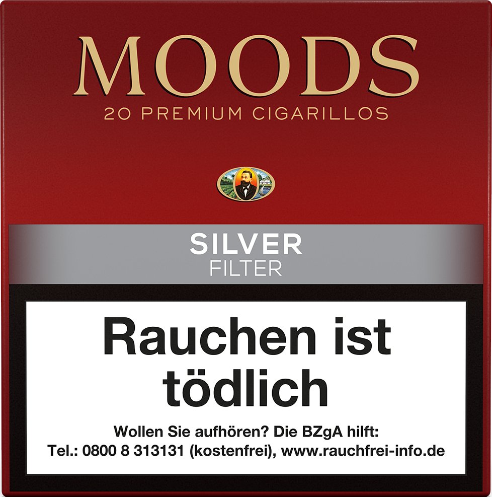 Dannemann Moods Moods Silver Filter (20er)
