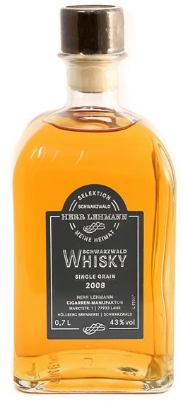 Herr Lehmann Whisky Schwarzwald Whisky Single Grain 2008 (0,7 Liter)