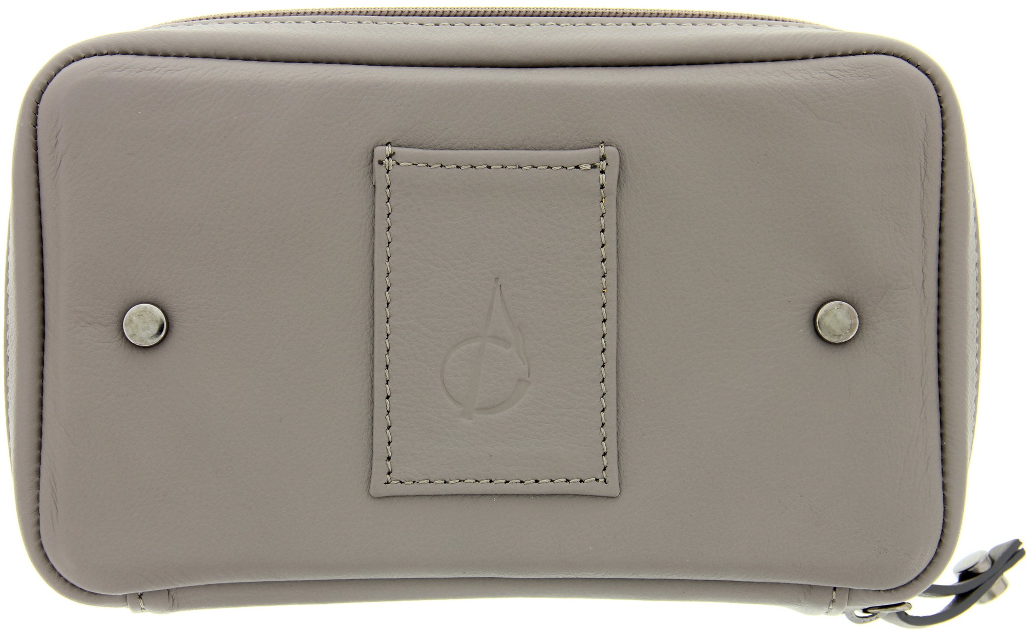 Claudio Albieri Etui Traveledition Taupe Vorderseite