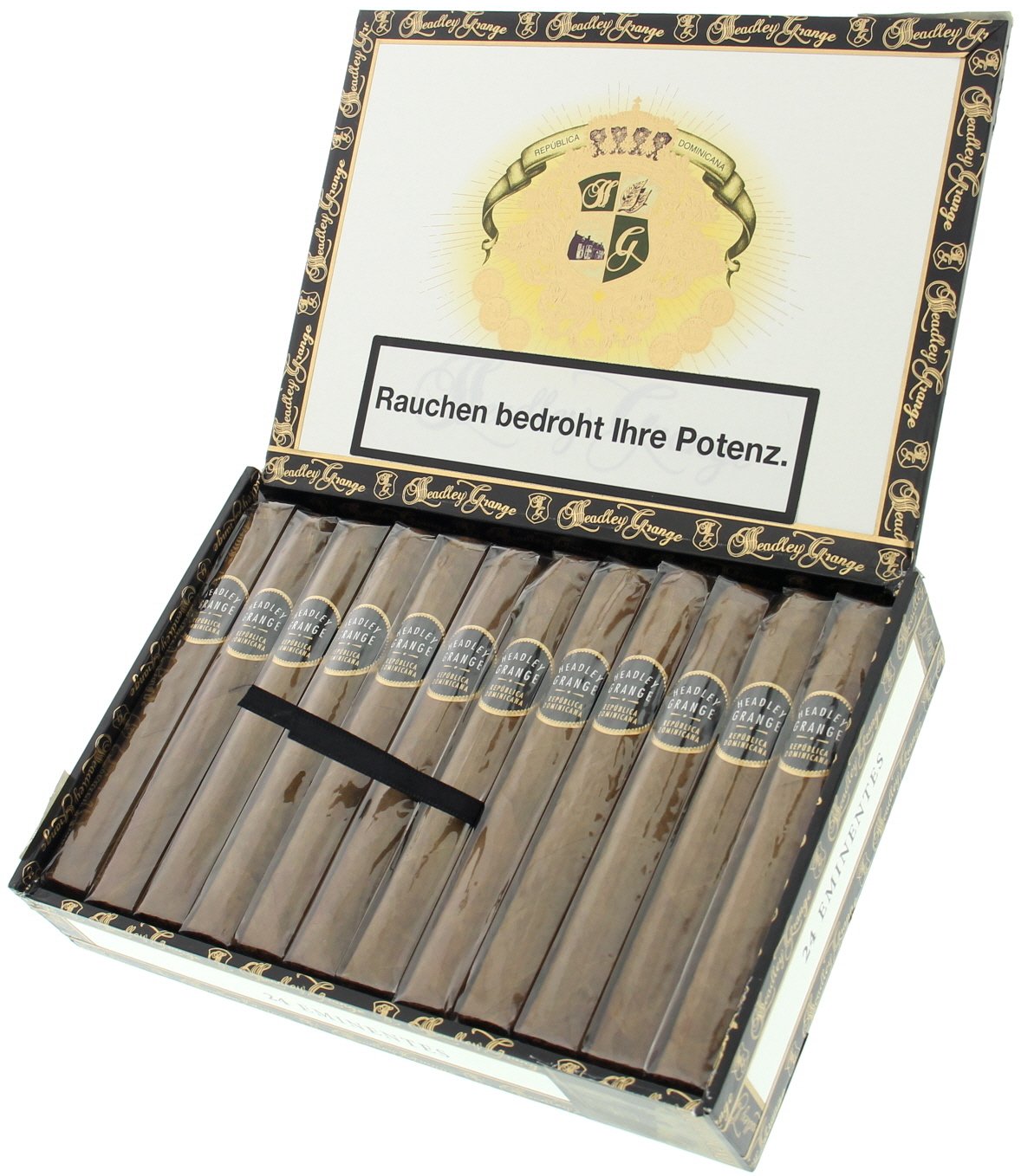 Crowned Heads Headley Grange Eminentes Kiste offen