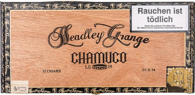 Crowned Heads Headley Grange Chamuco LE 2019 Kiste von oben