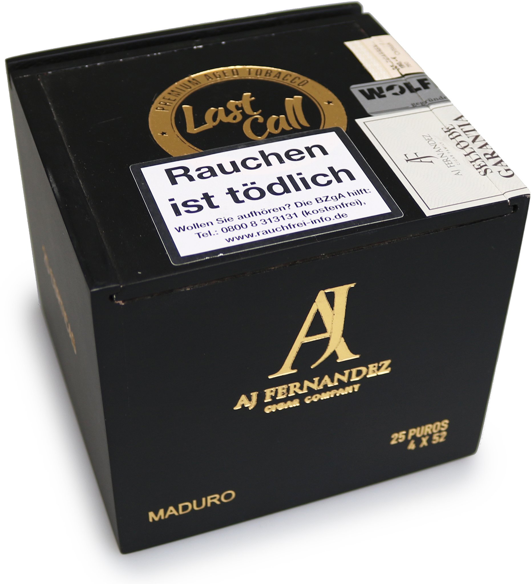 A.J. Fernandez The Last Call Maduro Corticas Kiste