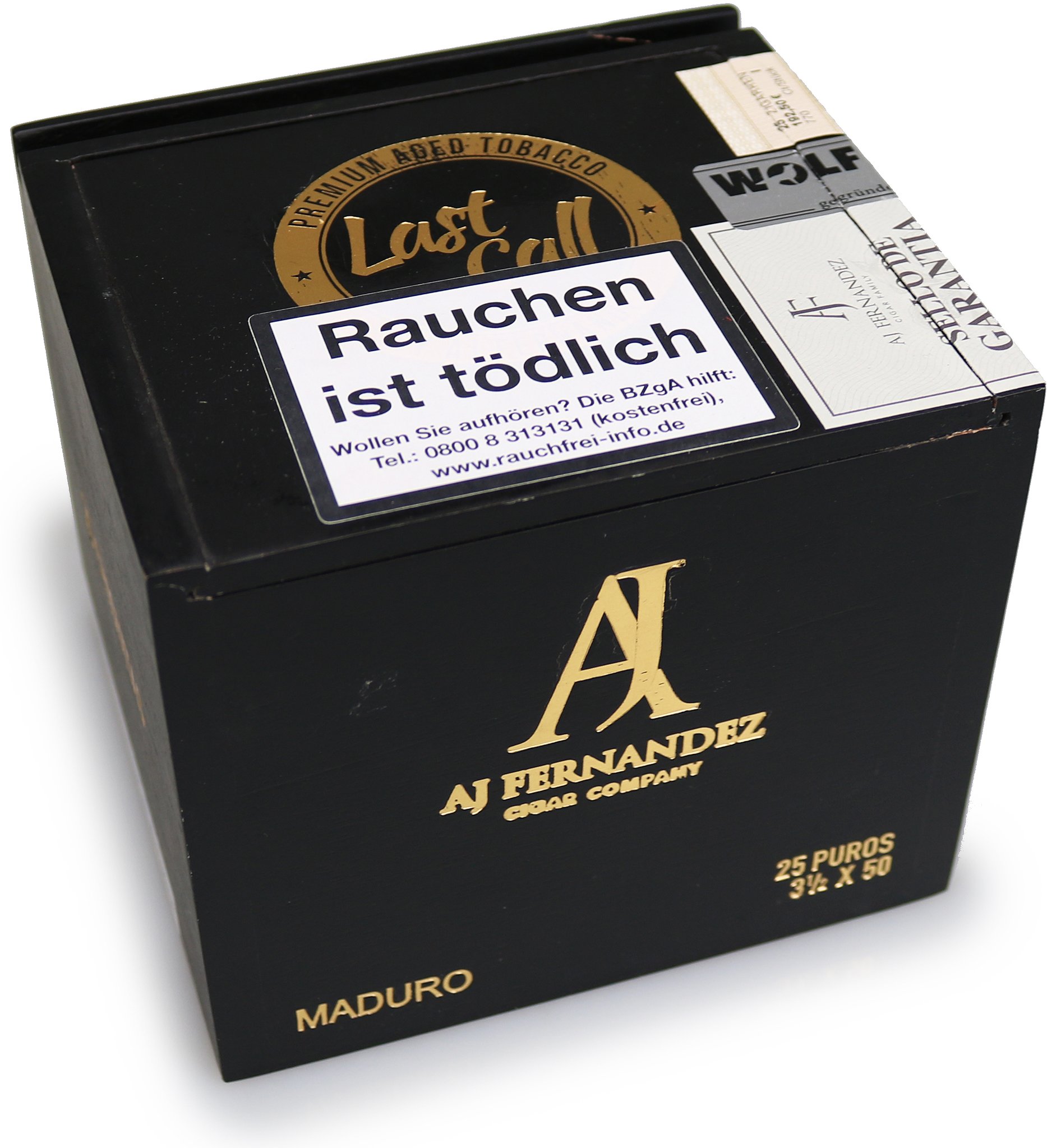 A.J. Fernandez The Last Call Maduro Chiquitas Kiste