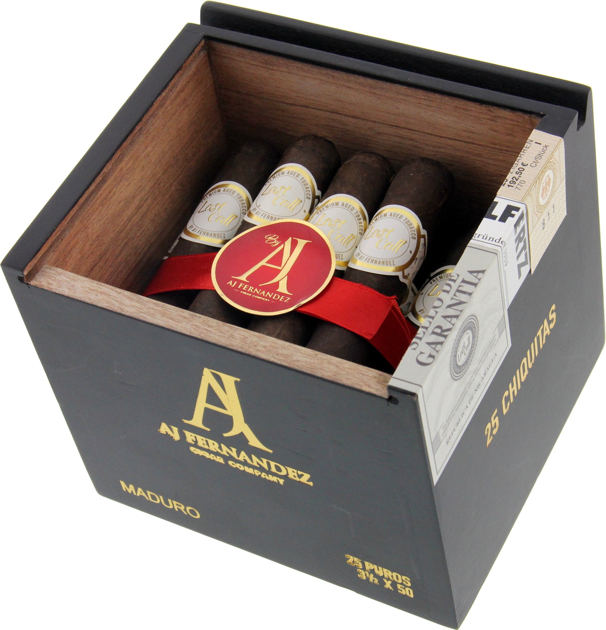 A.J. Fernandez The Last Call Maduro Chiquitas Kiste offen
