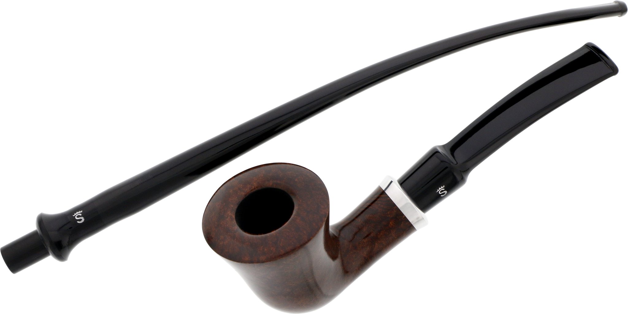 Stanwell Hans Christian Andersen brown polish Model 5/9 (31214685) mit 2. Mundstück