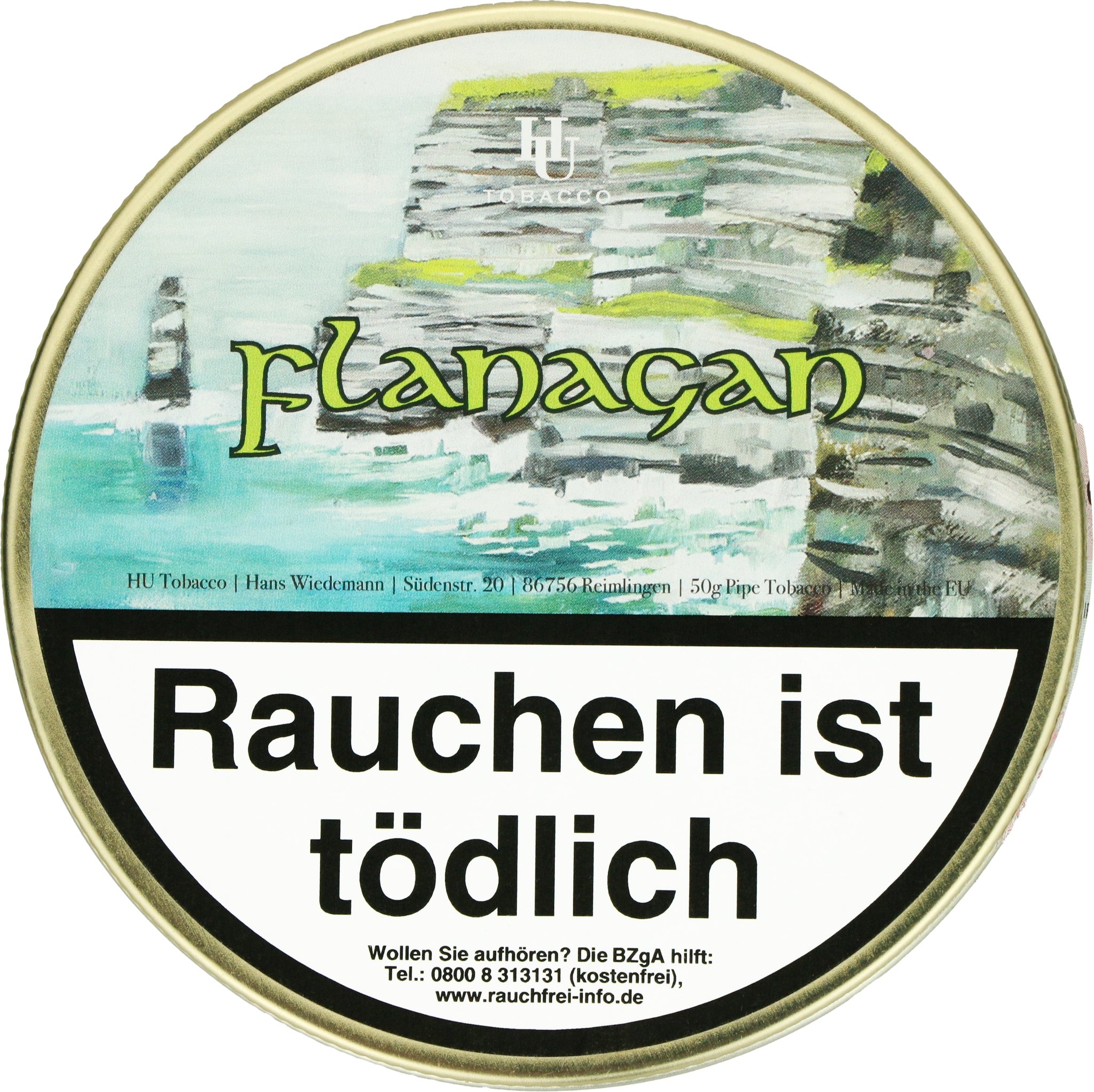 HU Tobacco United Passion Flanagan Flake 50g Dose