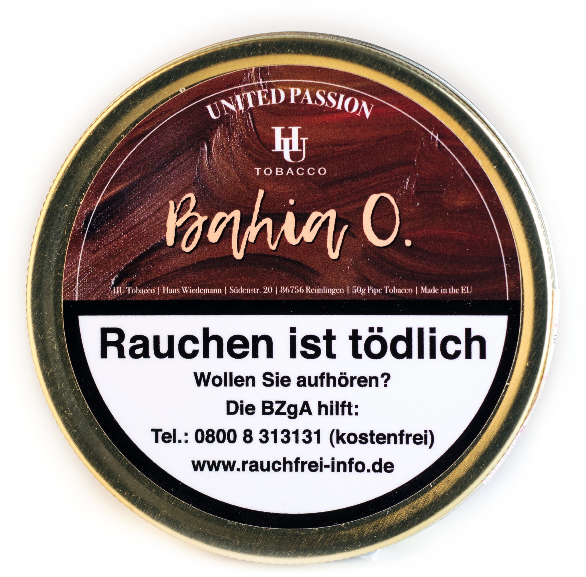 HU Tobacco United Passion Bahia O. 50g Dose