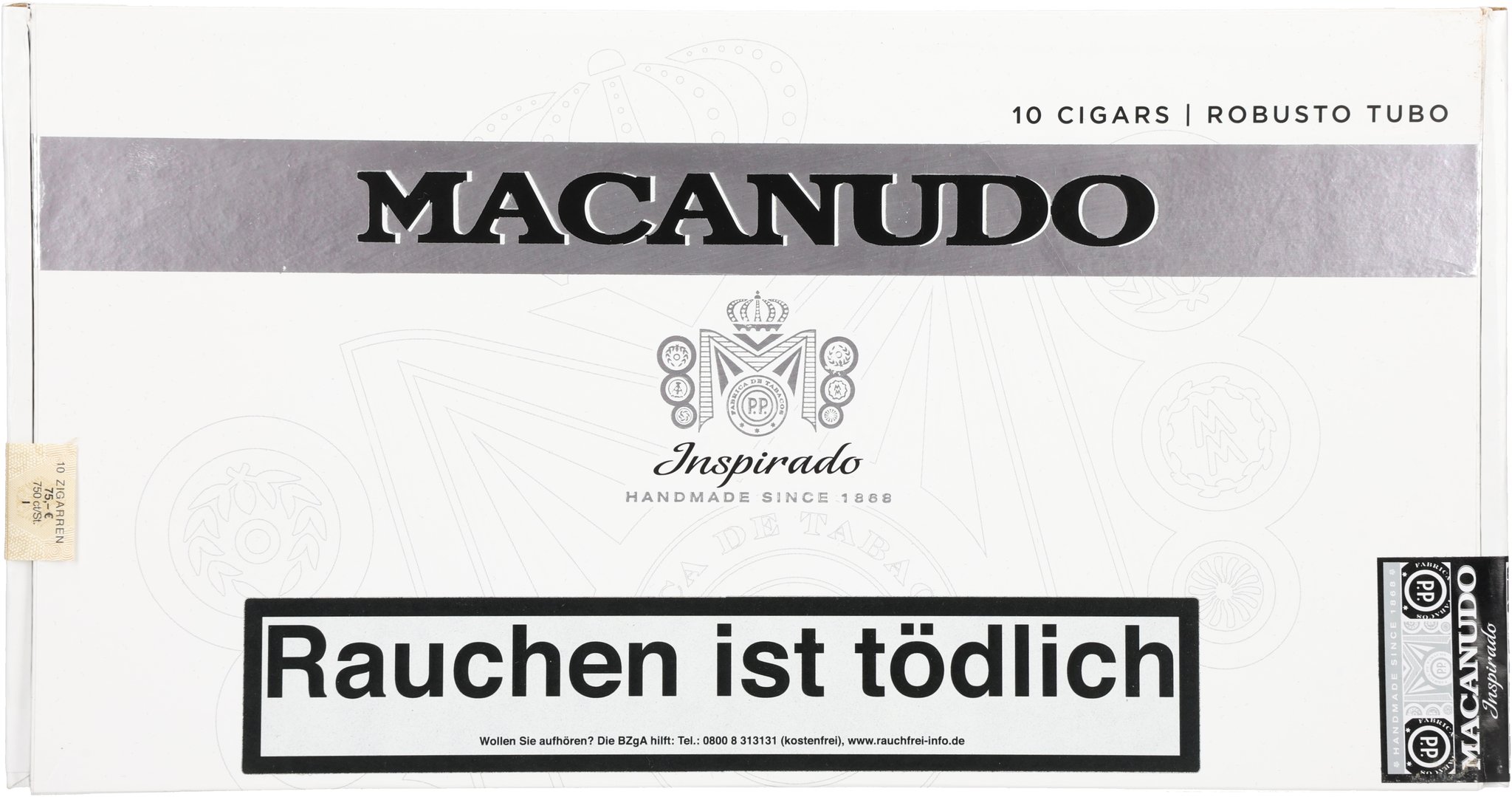 Robusto Tubo Box front