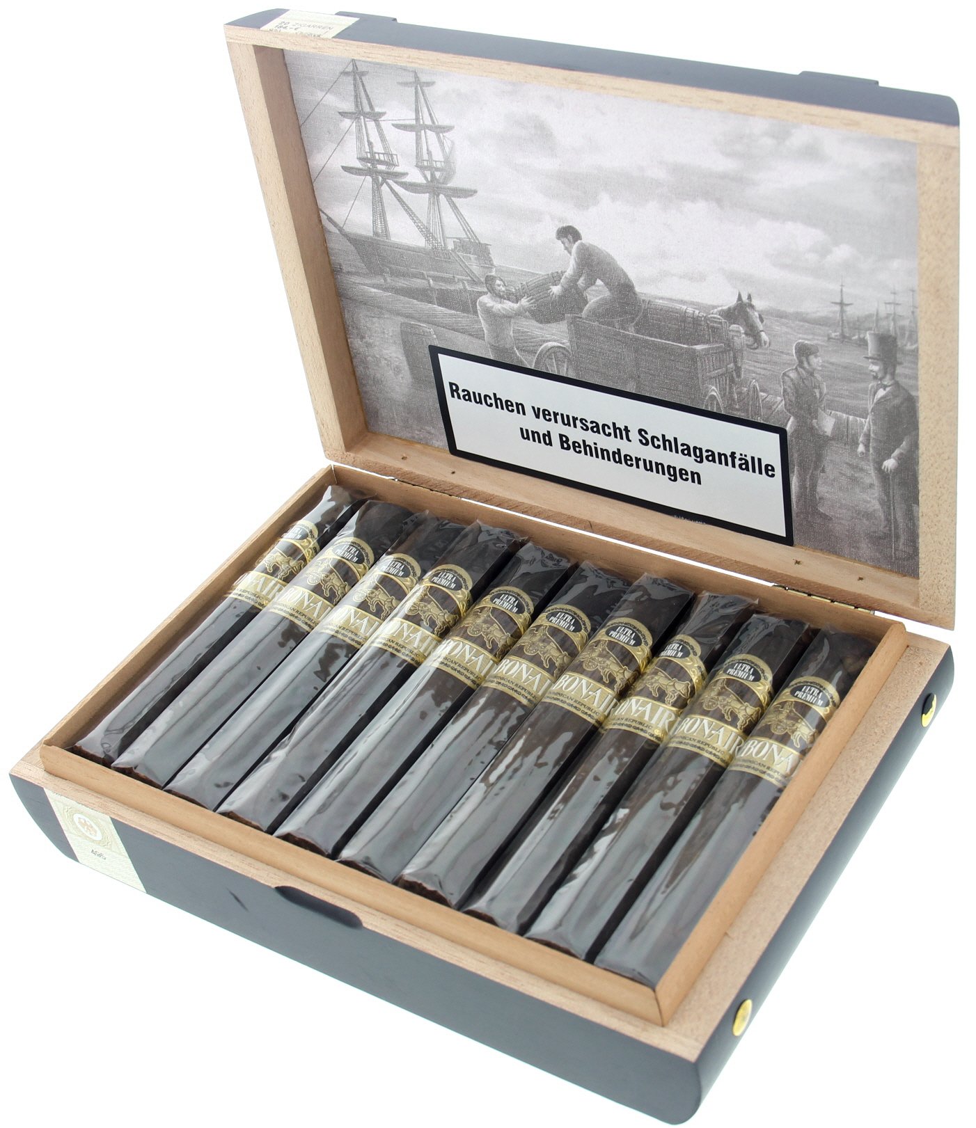 Debonaire Maduro Robuto Kiste offen