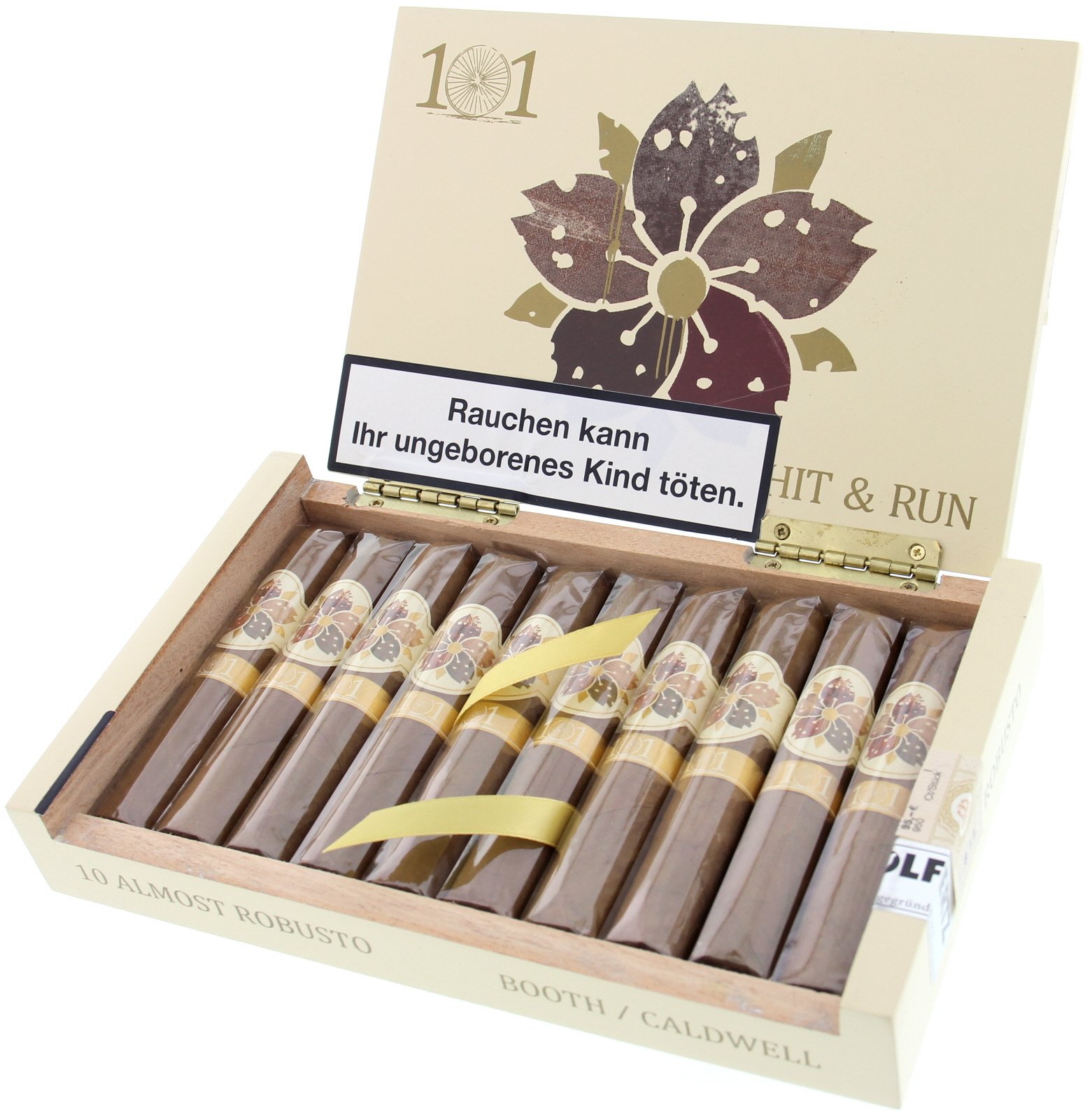 Caldwell Hit & Run Almost Robusto Edition Limitada 2017 Kiste offen