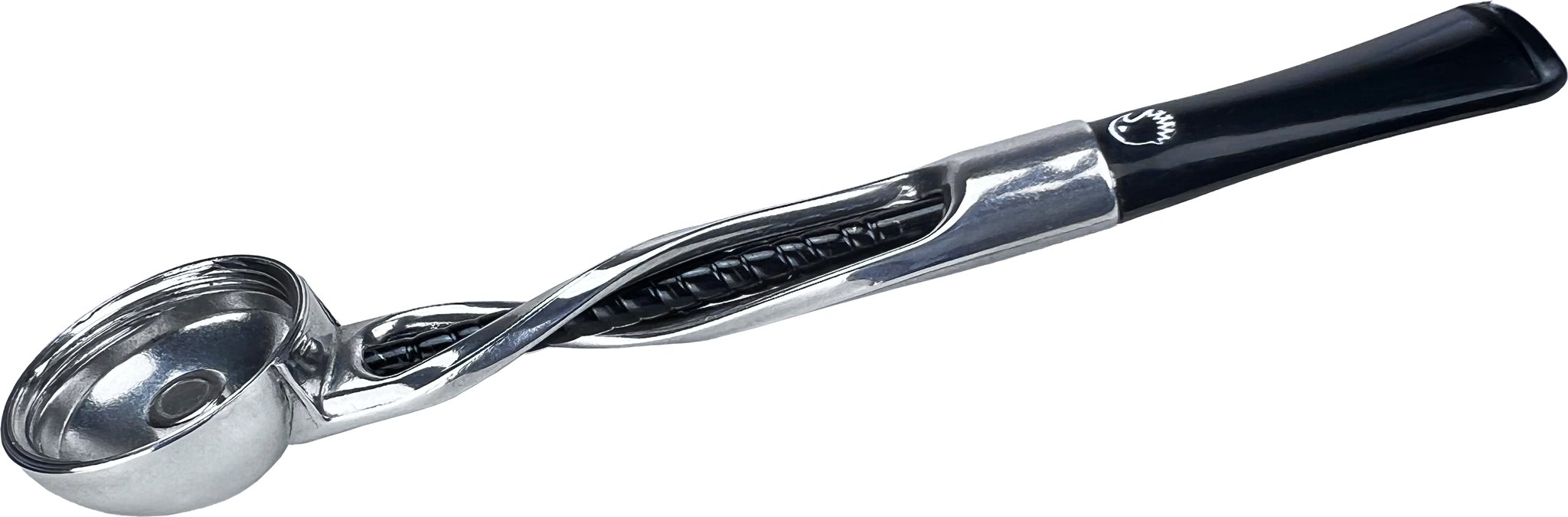Falcon Pfeifen Systeme Unterteil gedreht silber/schwarz (352044)