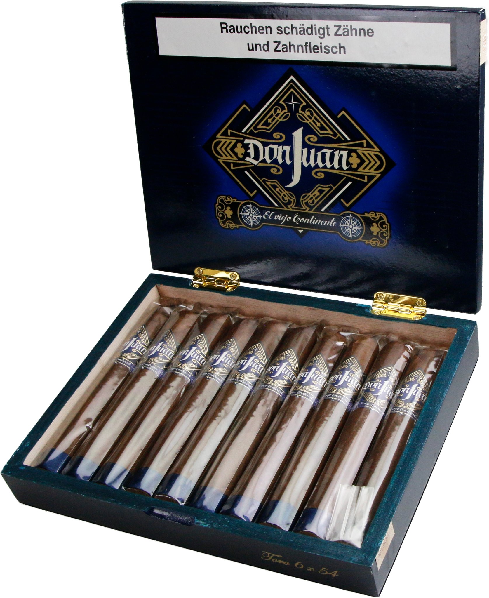 El Viejo Continente Classic Don Juan Toro Special Edition Kiste offen