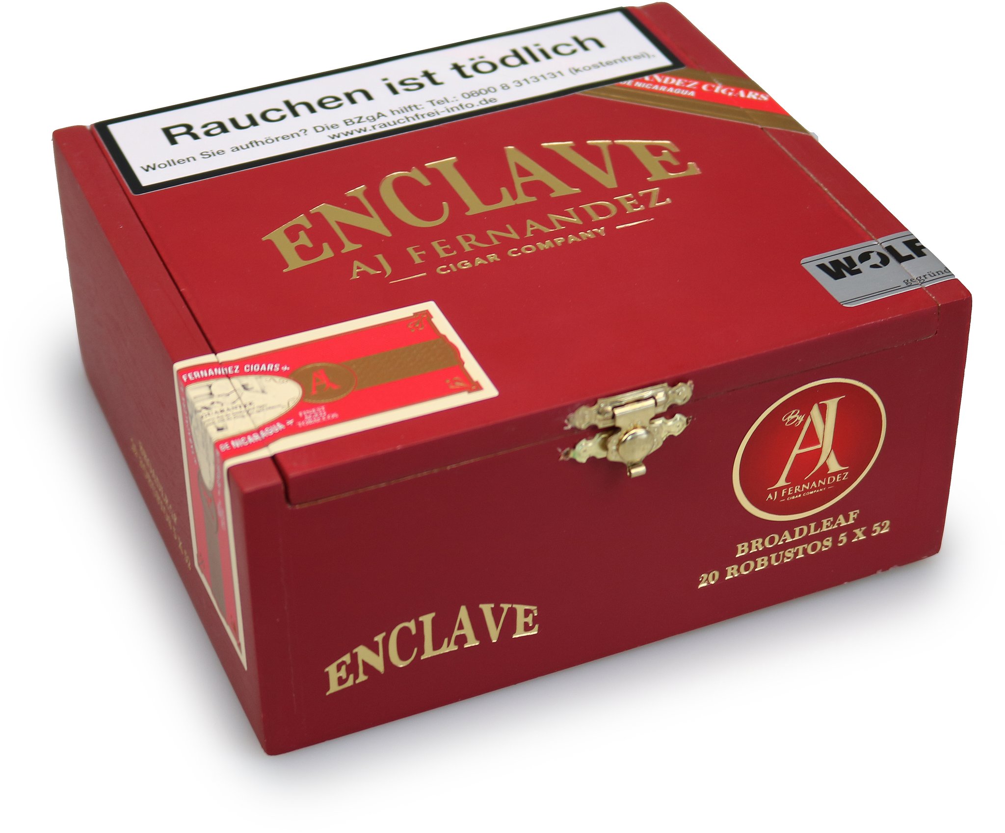 A.J. Fernandez Enclave Broadleaf Robusto Kiste