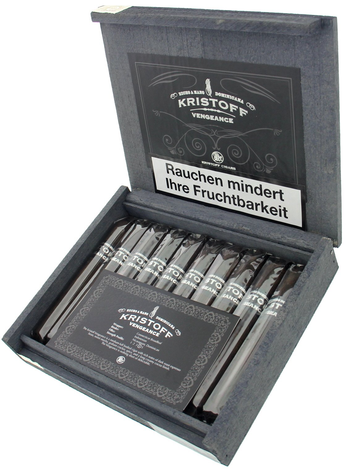 Kristoff Vengeance Robusto Kiste offen