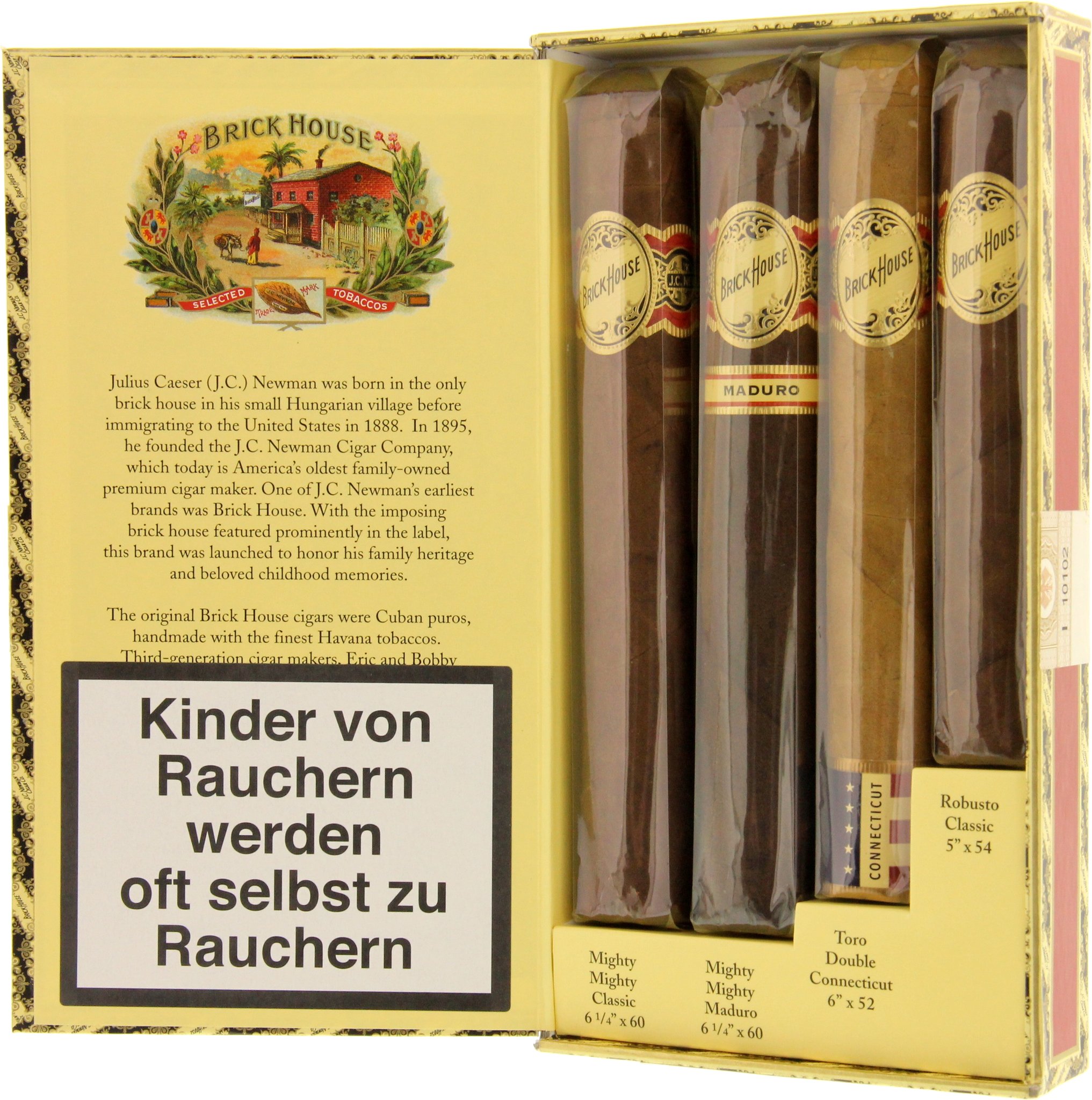 Brick House Sampler (4 Zigarren) offen