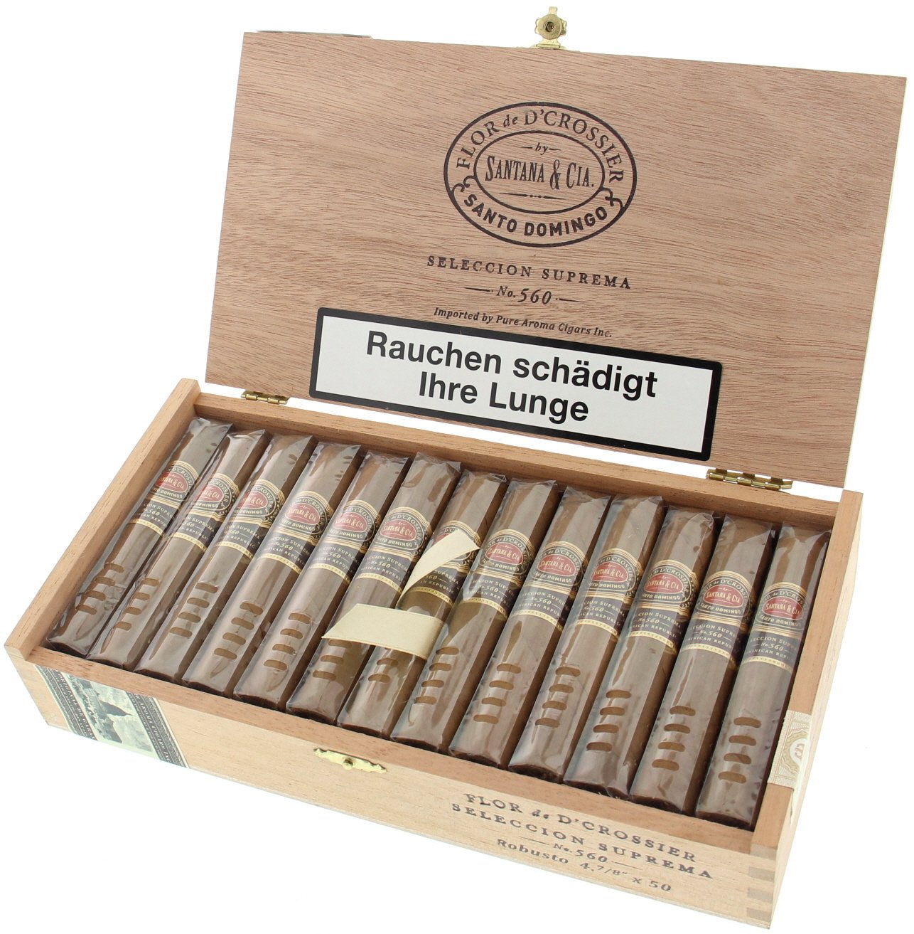 Flor de D'Crossier Seleccion Suprema 560 Robusto (50x4.875) 25er offen