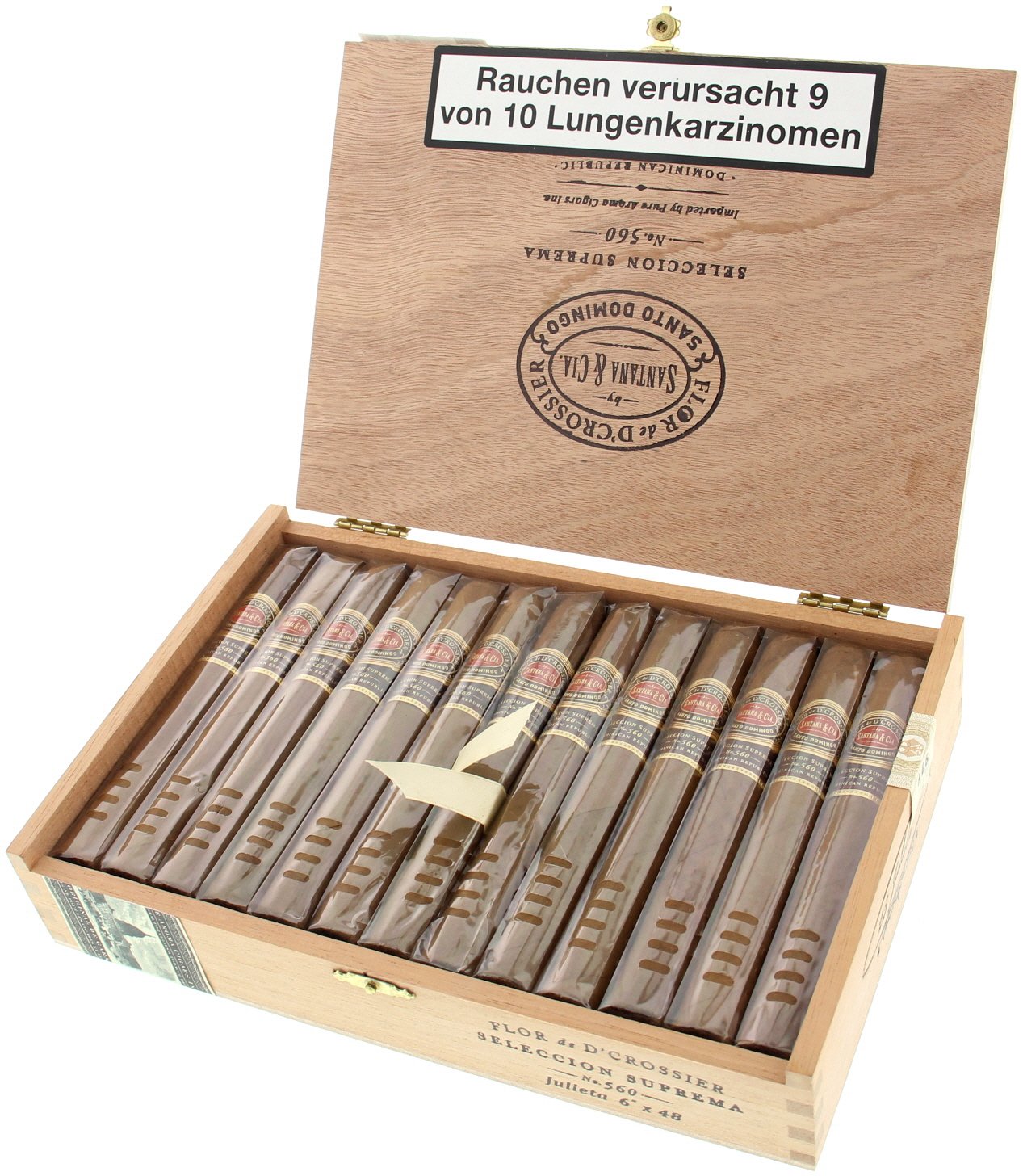 Flor de D'Crossier Seleccion Suprema 560 Julietas (47x6) 25er offen