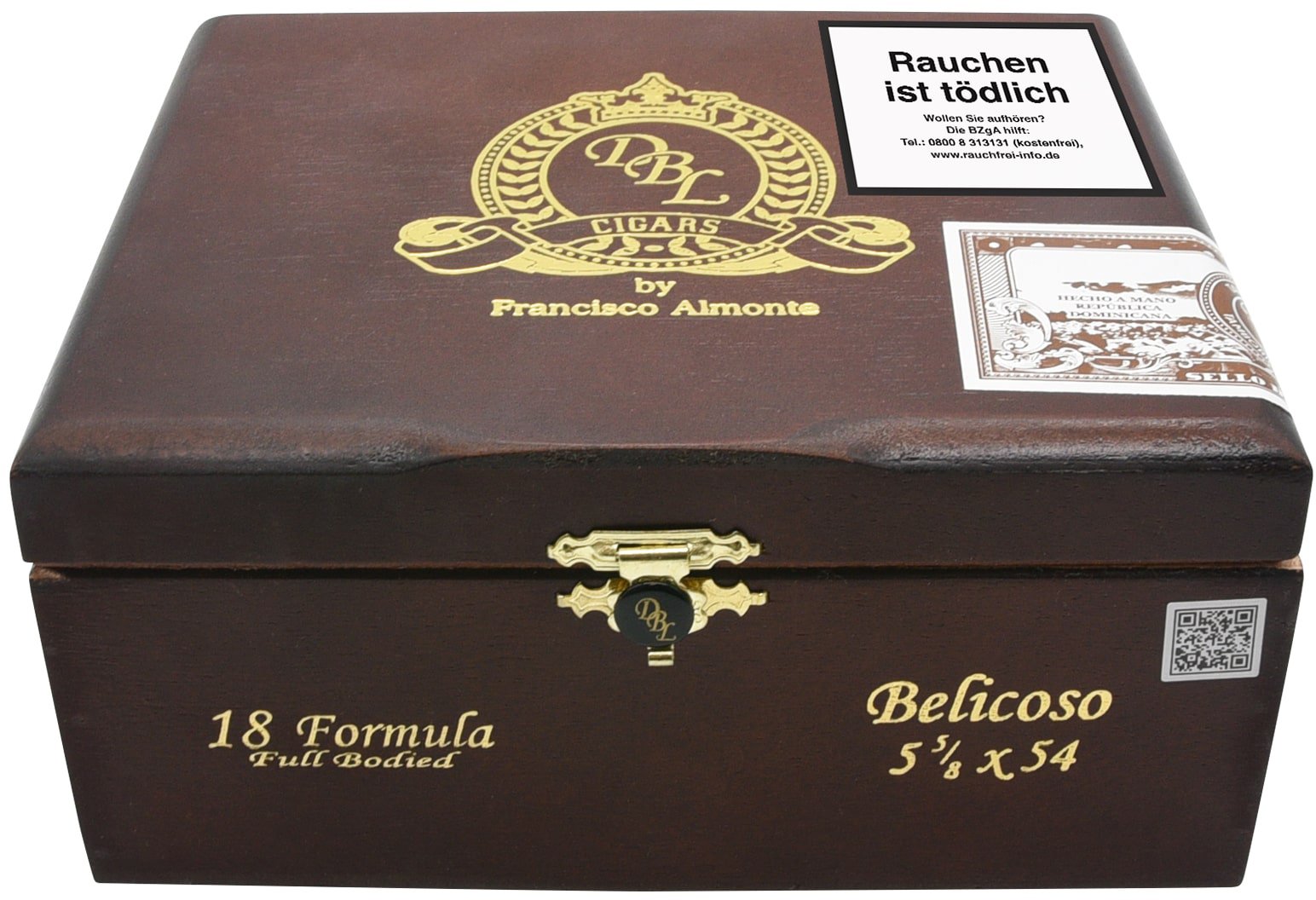 DBL Cigars Dominican Big Leaguer Formula Belicoso Kiste