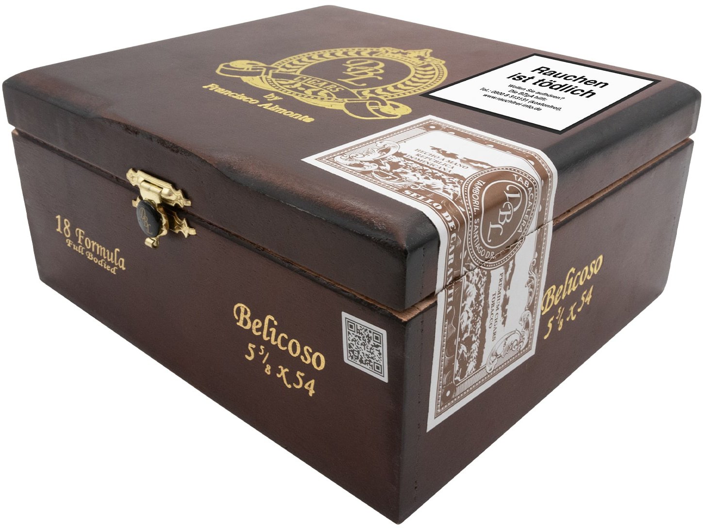 DBL Cigars Dominican Big Leaguer Formula Belicoso Kiste schräg