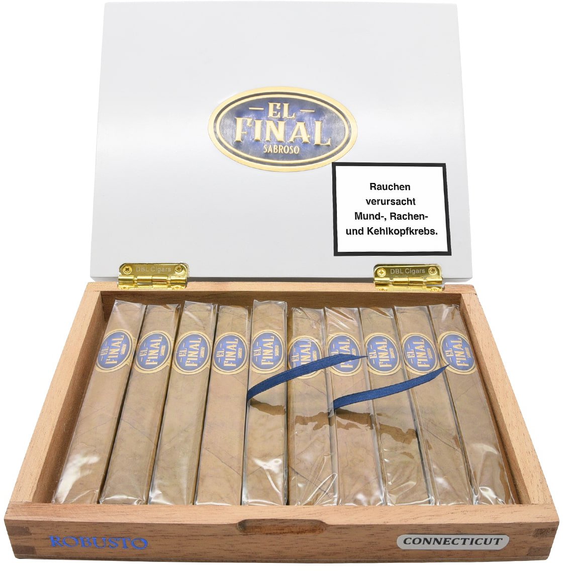 DBL Cigars Dominican Big Leaguer Limited Edition El Final Robusto Connecticut Kiste offen