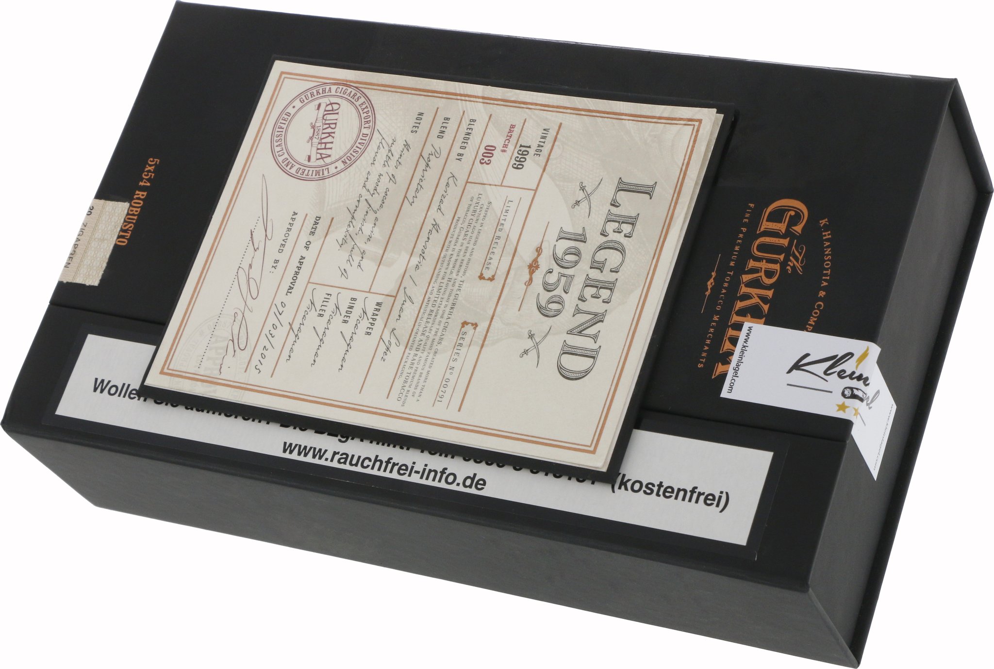 Gurkha Legend 1959 Robusto Kiste