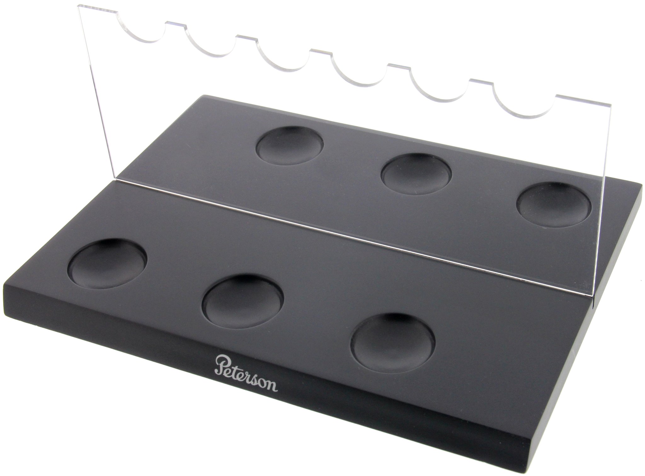 Peterson Pfeifenständer 6er schwarz Acryl