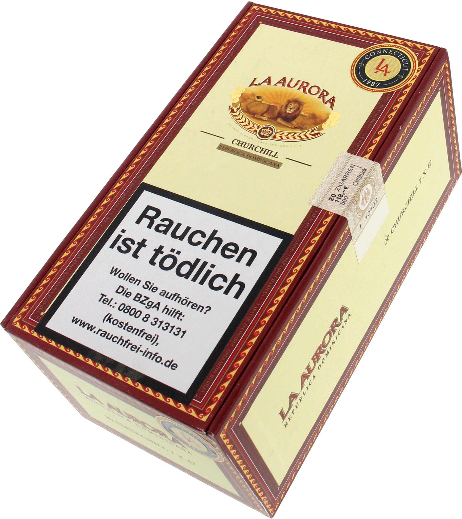 La Aurora Connecticut 1987 Churchill Kiste